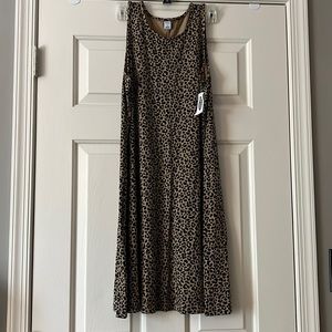 Tank top cheetah dress